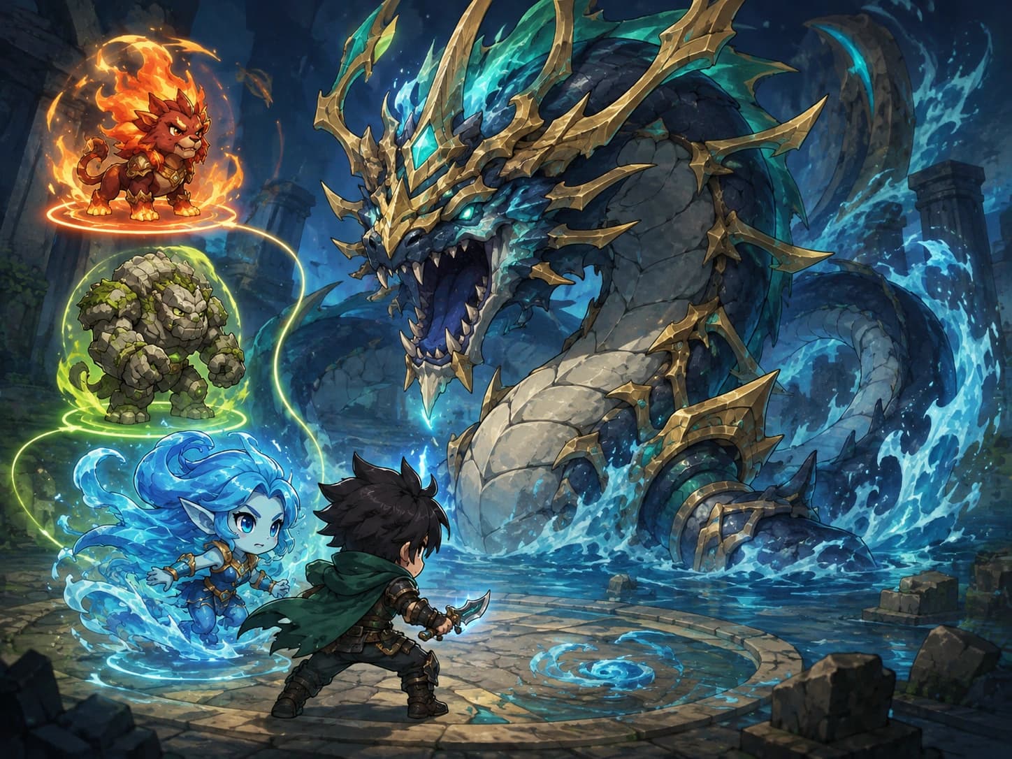 Multi-Phase Colossus Boss Encounters