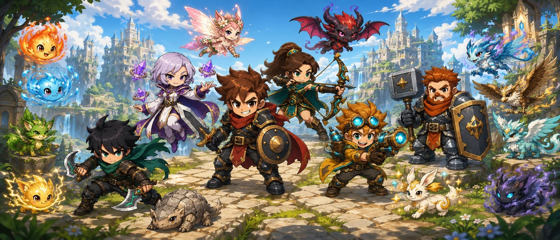 Hero Spotlight & Concept Showcase: The Six Martial Paths of Auxilium