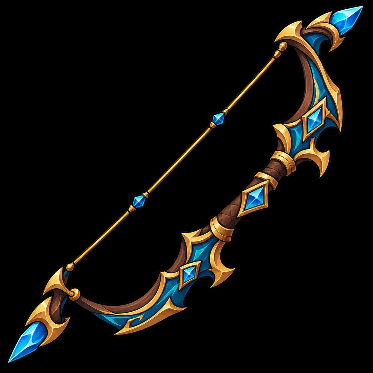 Ancient Verdant Rune Bow